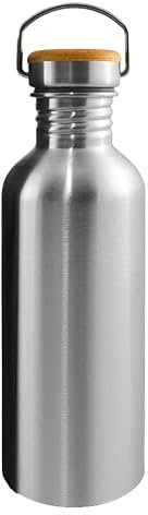 Ferrino Stainless Steel Bottle Gliz Lt. 0,75 (Box 9 Pz), Bottiglia Unisex Adulto, Multicolore (Multicolore), Taglia Unica