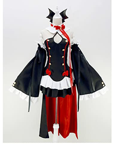 PUYYDS Seraph of The End Owari no Seraph Krul Tepes Cosplay Uniform Cosplay Anime Kostüm für Frauen