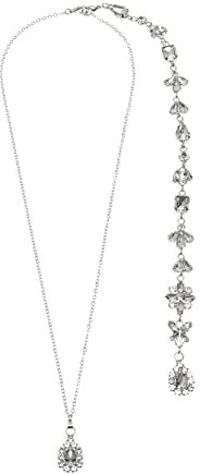 Holibanna Braut- Strass- Rückenkette Hintergrund Halskette Langer Anhänger Körperschmuck für Frauen Und ädchen
