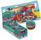 itsisa Magisches Handtuch Feuerwehr 60x30 cm - Zauberhandtuch, Kinder Handtuch, Kindergeschenk, Feuerwehrmann, Adventskalender