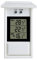 DAZZLEEX Thermomètre numérique à affichage max min serre jardin intérieur extérieur mur chambre affichage numérique thermomètre thermomètre blanc