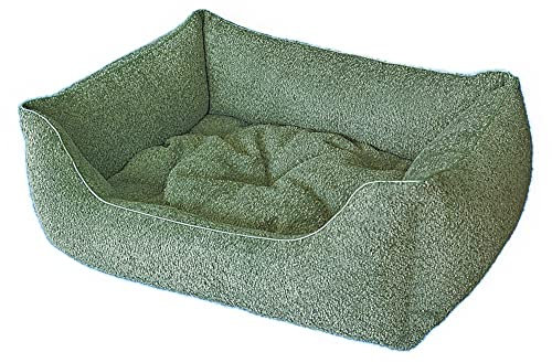 Dandy Dog Hundebett Balance Soft Green - abziebar und waschbar - Made in Germany Größe L