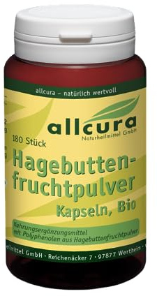 HAGEBUTTEN FRUCHTPULVER Kapseln 180 Stk.