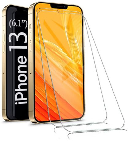 gugar 2X Panzerglas für iPhone 13/13 PRO Schutzfolie, Panzer Schutz Glas Panzerfolie für iPhone 13/13 PRO Schutzglas, Gehärtetem Glas Displayschutz für iPhone 13/13 PRO Folie [2 Stück]