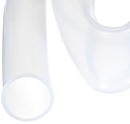 Rebower Tube en Silicone de 1mm de DI et 3mm de DE, Longueur de 1M/3.3Pieds, Transparent, en Plastique Industriel pour Pompes, Siphons, Drainage, Irrigation, Brassage