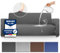 Wasserabweisender Sofa Bezug - Rutschfester Sofaüberwurf Couch| Schutz vor Flecken & Tierhaaren | Couch Überzug | Flexibler Sofaschutz | Sofa Überzug, Überzug Sofa, Couch Bezüge (Dunkelgrau, 3 Seater)