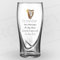 Personalised Guinness Gravity Glass Pint Beer Lager Glass Engraved with Any Message or Name | Gift for Birthday, Father's Day, Anniversary