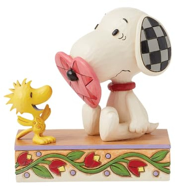 Peanuts by Jim Shore Snoopy Heart Nose Figurine