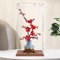 Vitrine Acrylique Transparente Compatible avec Le*Go 10369 Fleur de Prunier fière, vitrine Transparente Anti-poussière 20X15X40 cm (modèle Non Inclus) B,3MM