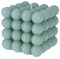 Deko Bubble Kerze Grün Groß 10 x 10 cm Bubblekerze 630g Eckig Dekokerze Wachskerze