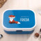 Muckelmeister Campus personalisierte Brotdose für Mepal - Geschenke für die Einschulung Mädchen und Junge - Brotdose für Kinder personalisiert - Bento Box mit Trennwänden + Gabel - 750 ml