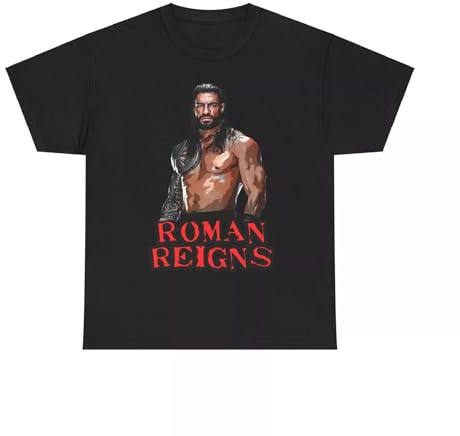 Roman Reigns Bloodline Tribal Pro Wrestling T Shirt Black S