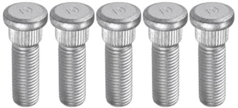 ZHjLut Boulons de Roue Compatible avec Toyota pour Hilux 2004-2014 Goujon de Roue de Voiture M12x1,5 9094202049 9094202017(5pcs)
