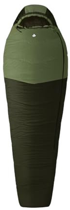 Alpinus - Schlafsack Erwachsene Ultralight Pro 1000 Links, Sleeping Bag 215 x 80 cm, Schlafsack Leicht mit Zweilagige Isolierung, Mumienschlafsack mit Komprimierbare Hülle, Schlafsäcke Camping