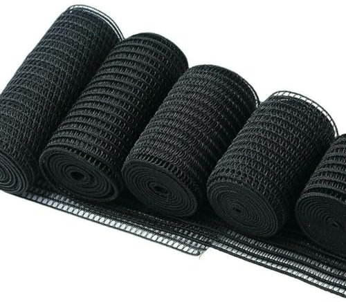 Elastico trasparente in filo di ferro, aderente al corpo e traspirante, cintura in rete, accessorio per cucire biancheria intima fai da te, abbigliamento, nero, 10 mm, 2 iarde