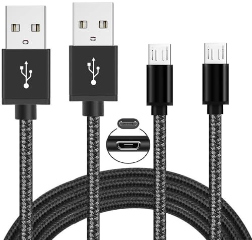 2-Pack 10FT Micro USB Power Cable for Amazon Fire TV Stick,for Roku Streaming Stick,Express Plus,Premier Plus,Voice Remote Pro,Chromecast Charging Charger for Kindle Fire 10 Tablet Firestick Cord Long