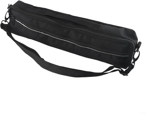 Verstellbarer Schultergurt, gepolsterte Flöten-Tasche mit weichem Wollfutter für 16-Loch- und 17-Loch-Rillen, reflektierende Streifen und Metallhaken für Sicherheit (16 Löcher)