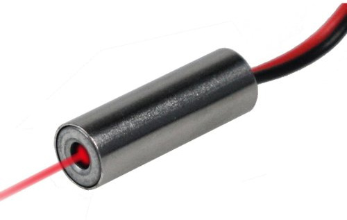 Economical Red Dot Laser Module, 650nm, Class 3R, Less Than 2.5mW, with APC Driver, 2.6~6V Operation Voltage, D7xL21mm, VLM-650-03 LPA, Laser Head