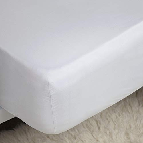 Belledorm 400 Thread Count Egyptian Cotton Ultra Deep Fitted Sheet Double White