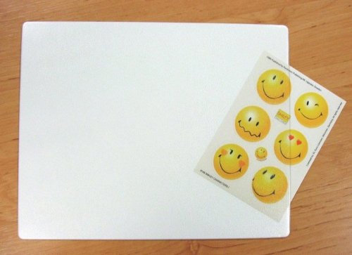 Mauspad/Mousepad für Fotos/Bilder/Notizen zum Selbstgestalten transparent 24 x 19 cm