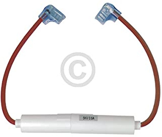 Universal Hochspannungssicherung 0,6A Sicherung Anschluss mit 2 x 6,3 mm AMP 5 KV Mikrowelle
