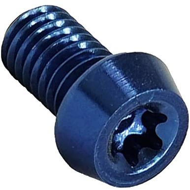 F26 Aluminium M5 Torx T25 Schraube 7075 Din 912 (blau, 12 Millimeter)
