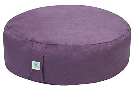 Gaiam Ergonomischer Buchweizen Meditationskissen, Lila | Zafu, 1 EA
