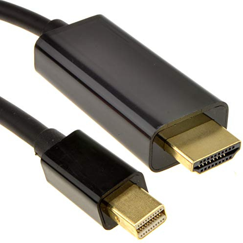 kenable Mini DisplayPort to HDMI Cable for Mac to TV Video & Audio 2m Black