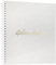 Pagna 13916-02 Hochzeits-Spiralalbum Goldene Hochzeit, Leineneinband mit Goldprägung, weißer Fotokarton, 310 x 320 mm, 40 Seiten, weiß