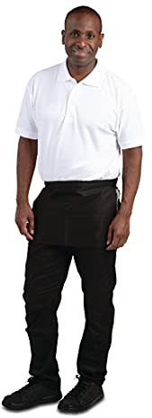 Whites Money Pocket Black | Provides secure storage for cash and order pads during busy service shifts in commercial catering environments.