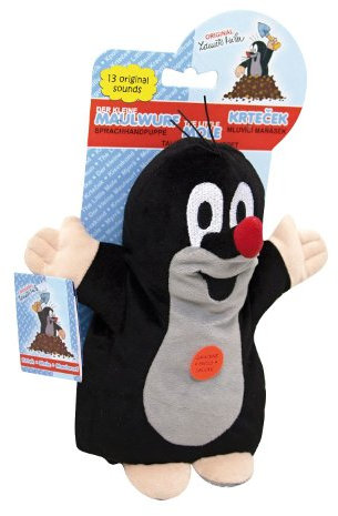 Der kleine Maulwurf, Handpuppe Maulwurf 20 cm mit 13 Original-Sounds