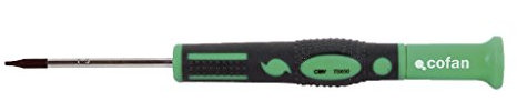 Cofan Destornillador de alta precisión Torx | Modelo T-5 a T-20 | Longitud 50 mm