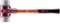 Simplex Schonhammer, TPE-mid; mit Tempergussgehäuse und hochwertigem Holzstiel | D=60 mm | 3003.060