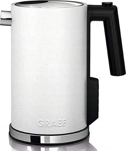 Graef WK901EU wasserkocher schwarz wk 702, Stahl, 1.2 liters, Bianco