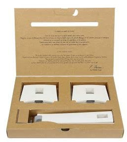 Cristel Set 1 Griff et 2 Pagesgriffe - Mutine abnehmbar - Blanc