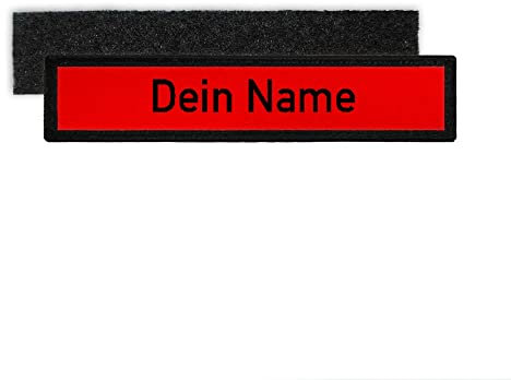 Copytec Namensschild Dein Name Personalisiert Feuerwehr Einsatz Rettung Schild #33528
