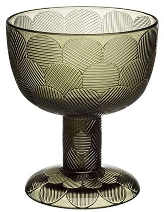 Iittala 1051297 Miranda Schale, Glas, moosgrün, 145mm