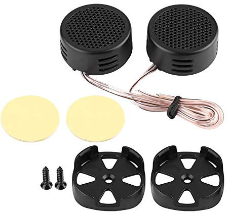 Un Par de Parlantes Audio de Tweeter para Puerta Altavoz de Coche Redondo Audio del Altavoz del Coche de 12v 500w Negro 200mm 98db del Altavoz del Automóvil