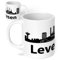 True Statements Tasse Ruhrpott Skyline Ruhrgebiet NRW - Kaffeetasse mit schönem Spruch - beidseitig bedruckt - spülmaschinenfest, stadt leverkusen