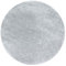 Carpetsale24 Teppich Wohnzimmer Shaggy Einfarbig Design 120 cm Rund Silberfarbe - Hochflor Teppich Schlafzimmer Luxuriöse Kuschelig Super Weich Langflor 50 mm Florhöhe - Flauschiger Teppich Runder