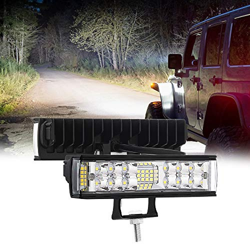 Chelhead LED Phare 6 Pouces 18W Projecteur Spot longue feux de brouillard 12V 24V, IP68 étanche pour conduite tout-terrain, moto, compatible avec camion, pickup, VTT, SUV, UTV, bateau