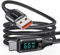 enablink Cable USB C 66W 6A QC 4.0 Carga Rapida con Pantalla LED, Cable USB A a USB C, 1.2m Nylon y Sincronización Para Samsung, Huawei P40,Mate 20