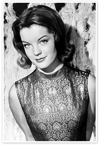 Posterlounge Romy Schneider Poster | 20 x 30 cm Schwarz-Weiß Wandbilder Wanddeko