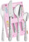 Schmalz Cubiertos Niños Prinzessin con Grabado 4-teilig Nombre Grabado, Individualizado Niñas Geburt-Taufe