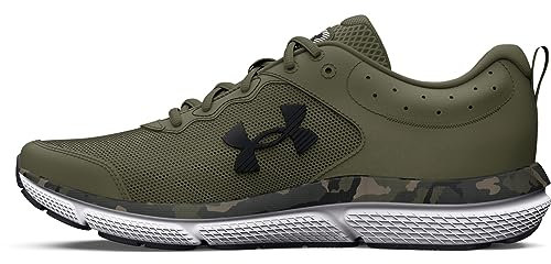Under Armour Men's Charged Assert 10 Camo Running Shoe, (300) Marine Od Green/Marine Od Green/Black, 7 UK