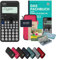 CALCUSO Ensemble Premium Rose avec Calculatrice Casio FX-82DE CW