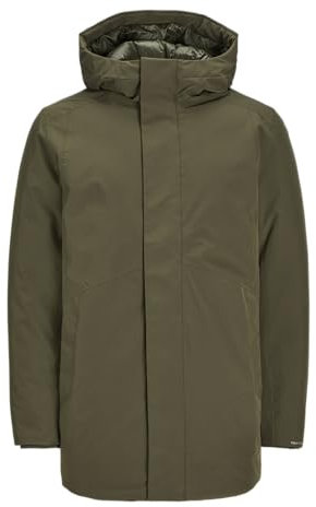 JACK&JONES PLUS Jjekeen-Parka Pls, Foglia di Vite, XXXL Uomo