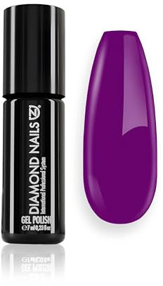 Diamond Nails - UV Nagellack - PURPLE HEART - 7 ml - Extra Widerstandsfähig - Premium Shellac für langanhaltenden Glanz - Gel Nägel & UV Lacke in perfekter Studioqualität