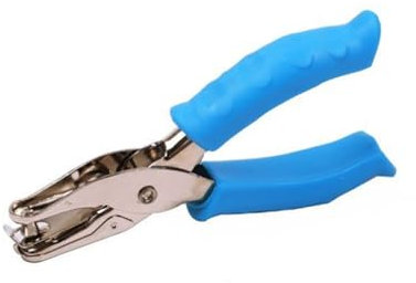 Perforatore a Pinza Singolo Foro, Bucatrice per Fare Cerchi, Perfetta da Utilizzare a Casa, in Ufficio e a Scuola (1, Blu, 6mm)