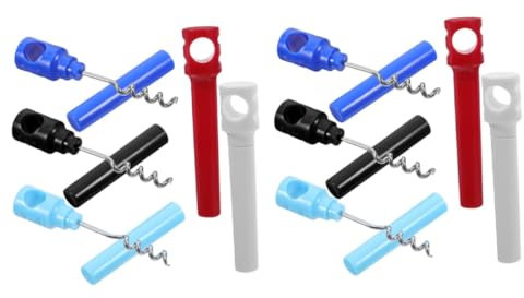 Ciieeo 10 Pezzi Apri Del Vino Apri Di Bottiglia Bottiglia Di Apertura Gadget Tappo Del Vino Di Rimozione Tasca Cavatappi Bere Opener Vino Cappellini Sollevatore Vino Cavatappi Vino Rosso